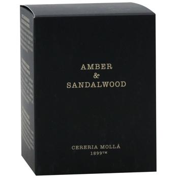 Свічка Cereria Molla Mini Amber & Sandalwood ароматична 70г - купити, ціни на WINETIME - фото 2