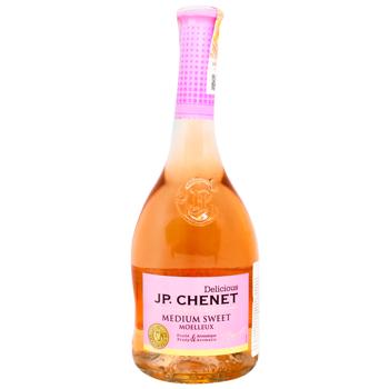 Вино J.P.Chenet розовое полусладкое 12% 0,75л - купить, цены на ULTRAMARKET - фото 1