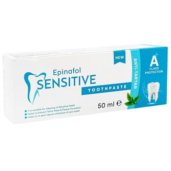 Зубная паста Epinafol Sensitive Anti-Tartar 50мл - купить, цены на - фото 3