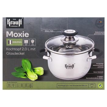Кастрюля Krauff со стеклянной крышкой 16см 2л - купить, цены на - фото 2