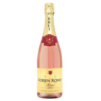 Adrien Romet Rose Brut Sparkling Wine 11.5% 0.75l