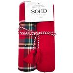 Towel red 2pcs 40x60cm India