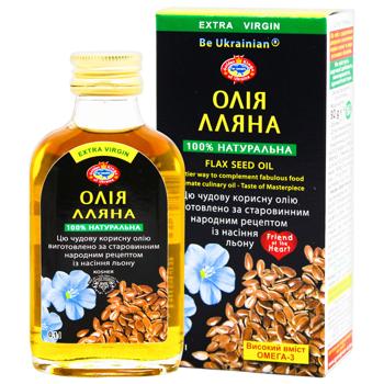 Масло льняное Golden Kings of Ukraine экстра вирджин 100мл