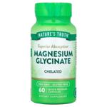 Nature's Truth, Magnesium Glycinate, Chelated, 200 mg(100 mg per Capsule), 60 Quick Release Capsules