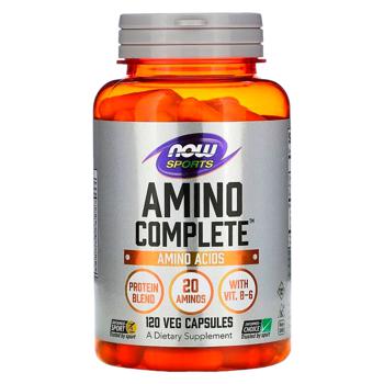 Амінокислоти Now Foods Sports Amino Complete 120 капсул - купити, ціни на Біотус - фото 1