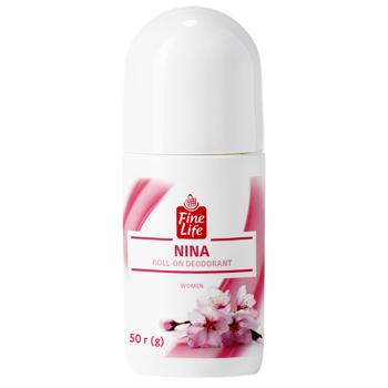 Дезодорант шариковый Fine Life Nina для женщин 50г - купить, цены на METRO - фото 1