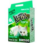 Наповнювач для котячого туалету Kotix Tofu 6 л - зелений чай