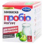 Закваска бактеріальна Vivo Пробіо йогурт суха в пакетиках 4шт*1г