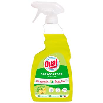 Засіб чистячий Dual Power Лимон проти жиру універсальний лужний 0,75л - купити, ціни на ЕКО Маркет - фото 1