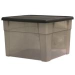 Elegance Storage Container With Brown Lid 20l 39x29x24cm