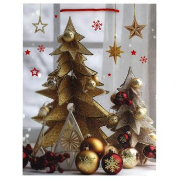 Пакет бумажный Angel Gifts Новогодний 31*40*12см - купить, цены на За Раз - фото 2