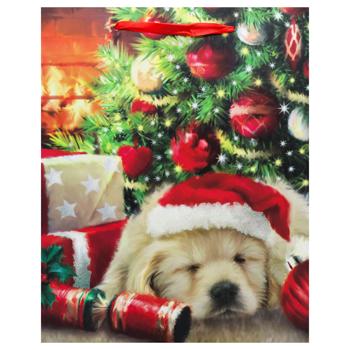 Malevaro Large XMAS Dog Paper Bag - buy, prices for - photo 4