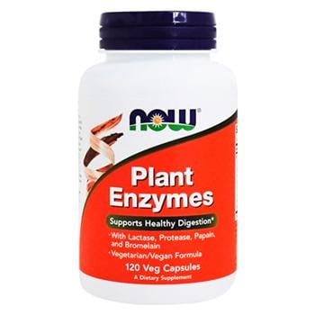 Энзими Now Foods Plant Enzymes 120 капсул - купить, цены на Biotus - фото 1