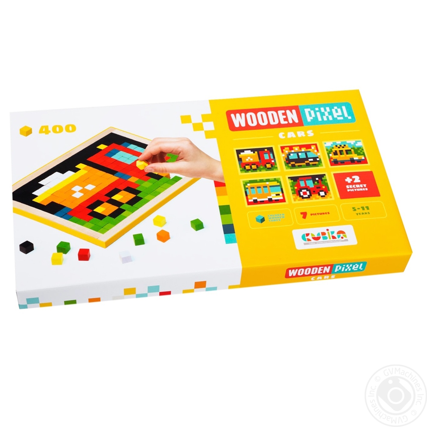 

Набор для творчества Cubika Wooden Pixel Cars Мозаика