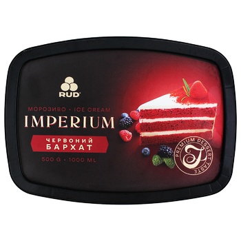 Мороженое Рудь Imperium Красный бархат 500г - купить, цены на ULTRAMARKET - фото 2