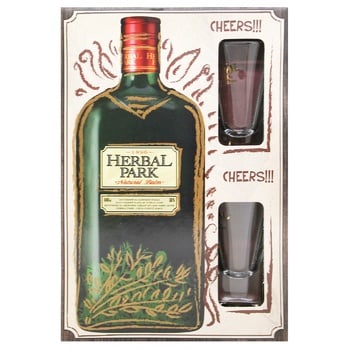 Herbal Park balsam 35% 0.5l + 2 glass - buy, prices for - photo 2