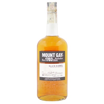 Ром Mount Gay Black Barrel 43% 0,7л - купить, цены на Восторг - фото 1