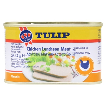 Tulip Canned Stewed Chicken Meat 200g - buy, prices for MegaMarket - photo 1