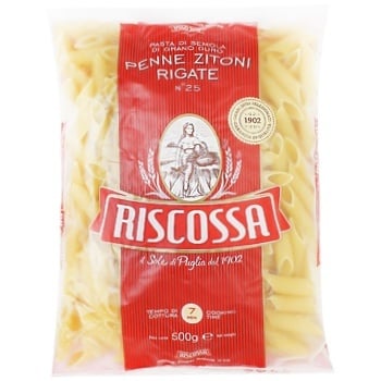 Макаронні вироби Riscossa №25 Penne Zitoni Rigate 500г