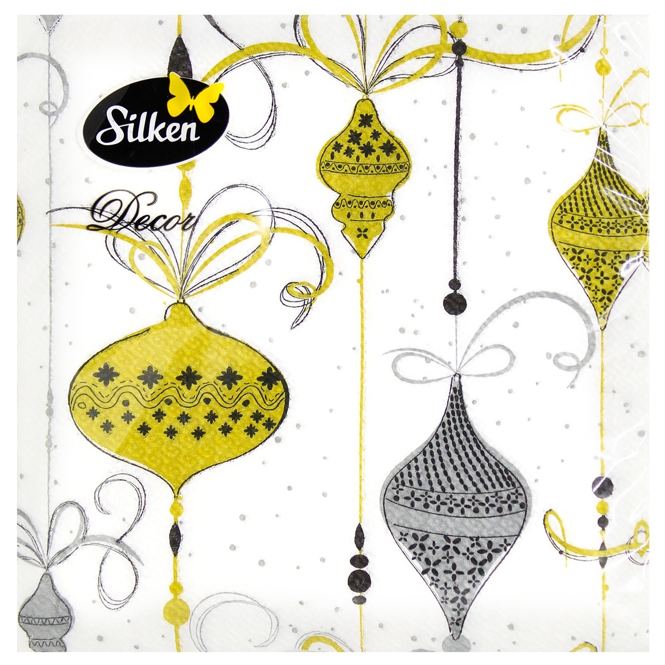 

Салфетки столовые Silken НР Винтажные украшения 33х33см 16шт