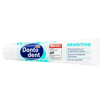 Зубная паста Dontodent Sensitive 125мл - купить, цены на МегаМаркет - фото 1