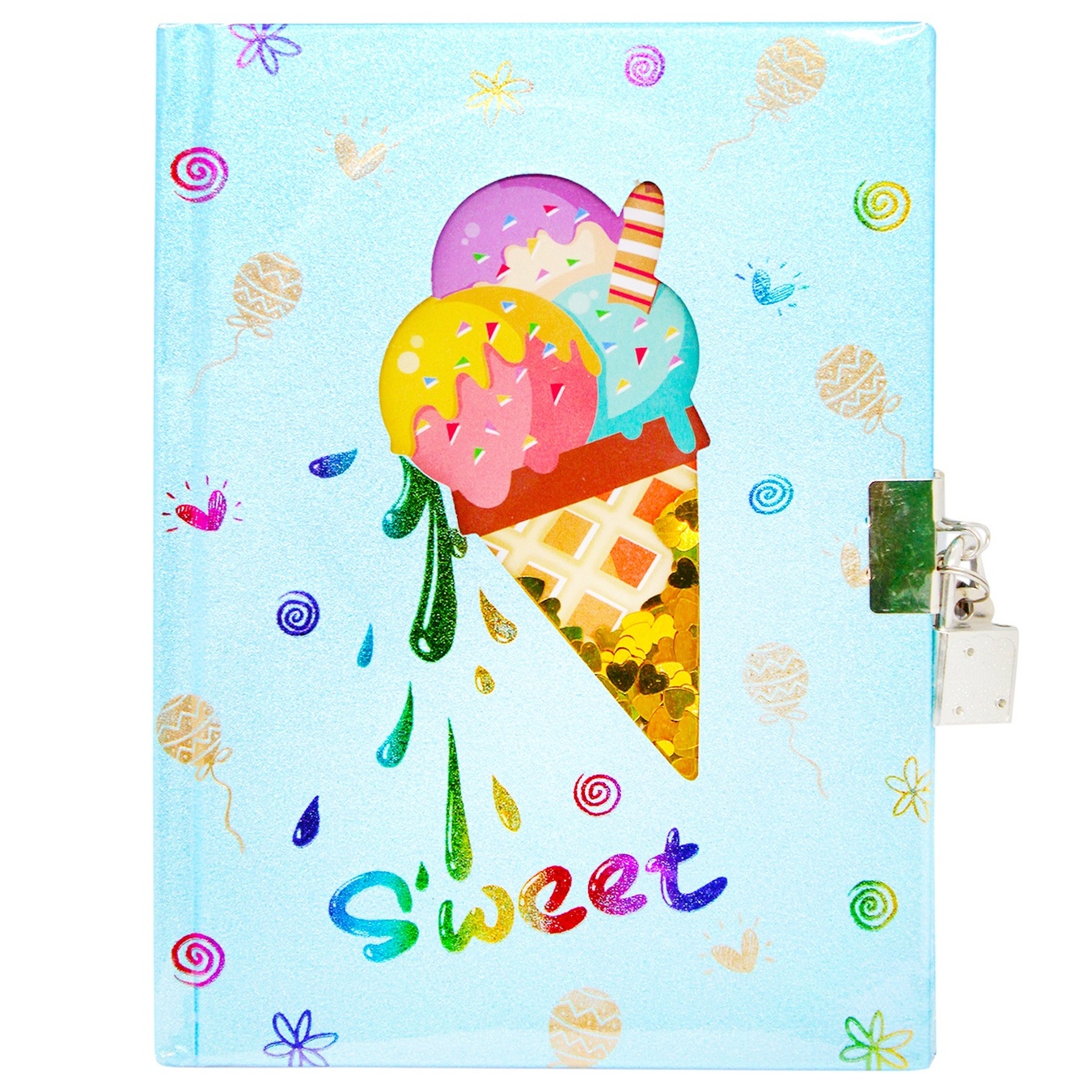 

Блокнот детский Malevaro Angel Notes Мороженое 178x130мм 80л