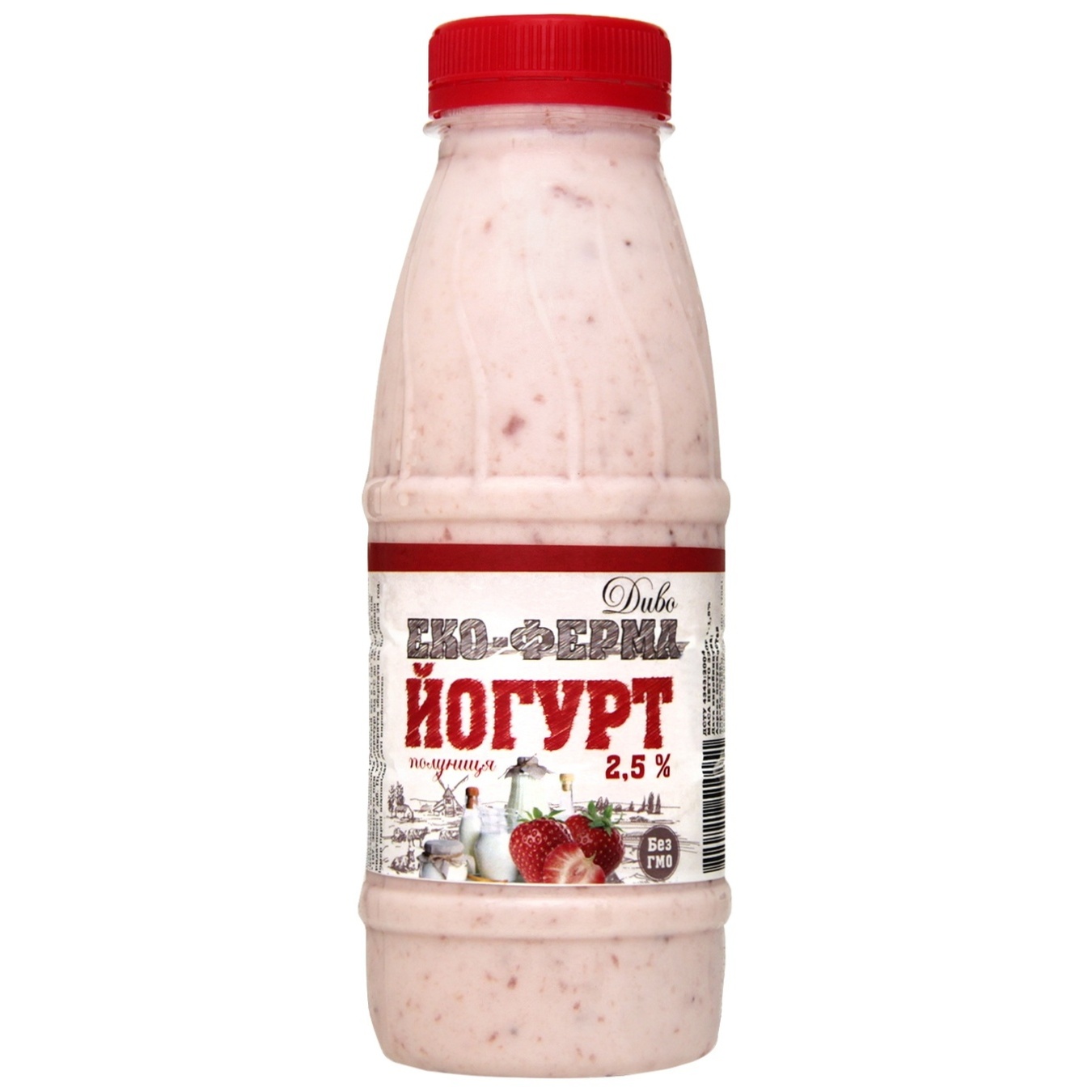 

Йогурт Эко-Ферма Диво клубника 2,5% 320г