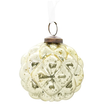 Lefard Gold Christmas Ball 10cm - buy, prices for - photo 1