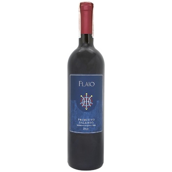 Вино Flaio Primitivo Salento червоне сухе 13,5% 0,75л - купити, ціни на AlcoHub - фото 1