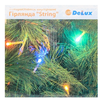 Delux String Blue LED Garland 50 Lamps 5m - buy, prices for MegaMarket - photo 2