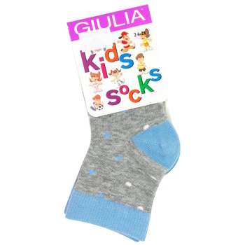 Шкарпетки Giulia дитячі р.16 melange-blue KSL-010 - купити, ціни на - фото 1