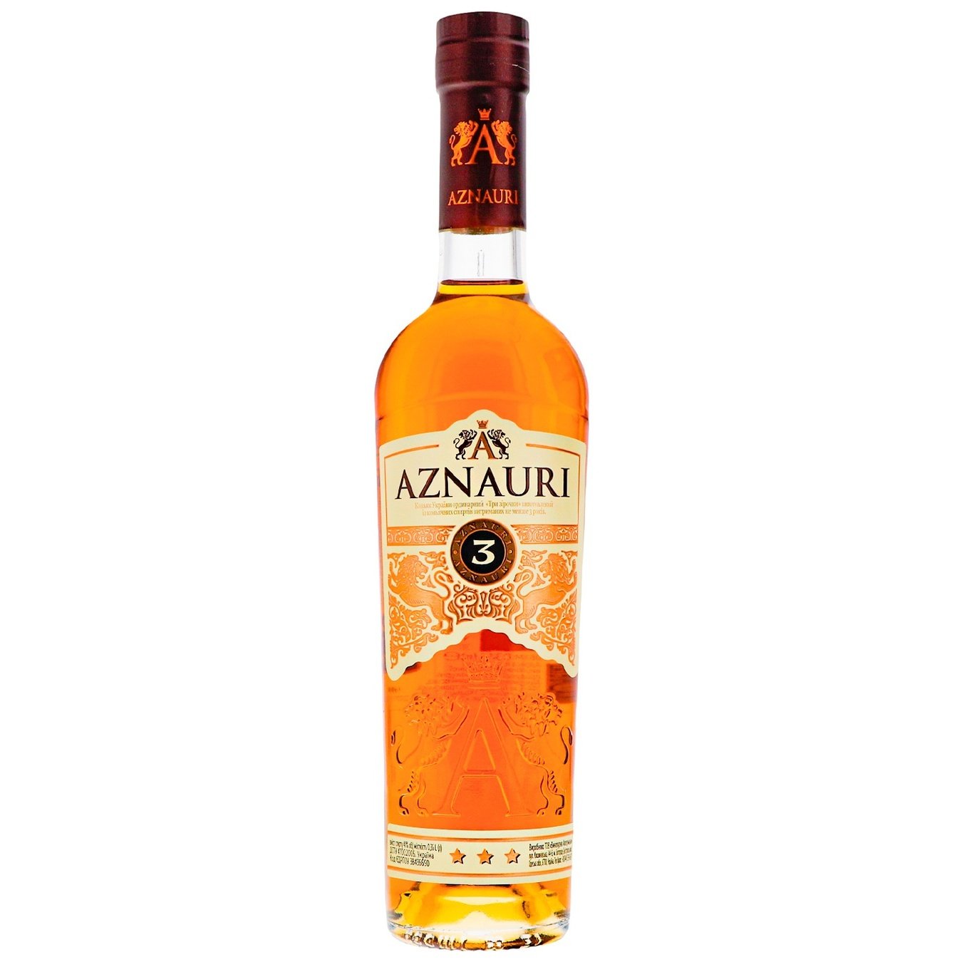 

Коньяк Aznauri 3* 40% 0,35л