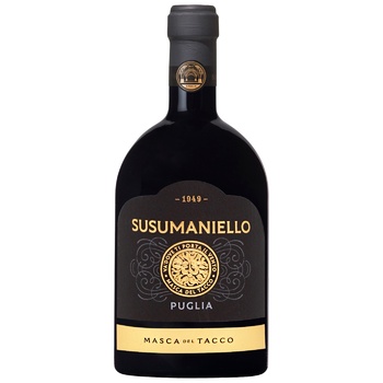 Masca del Tacco Susumaniello Red Semidry Wine 14.5% 0.75l - buy, prices for MegaMarket - photo 1