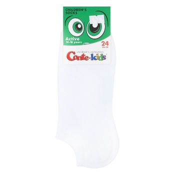 Conte Kids Active Ultrashort White Socks Size 24 - buy, prices for MegaMarket - photo 1