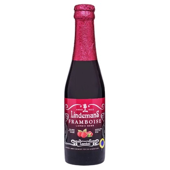 Пиво Lindemans Framboise красное 2,5% 250мл - купить, цены на NOVUS - фото 1