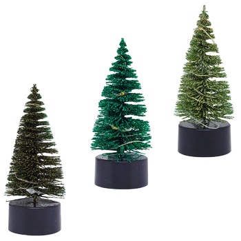 Koopman Green Artificial Christmas Tree with Illumination and Sequins 10cm - buy, prices for NOVUS - photo 1