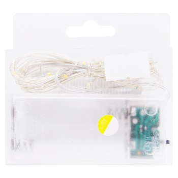 Гірлянда на батарейках білий 20 ламп 2м - купити, ціни на КОСМОС - фото 2