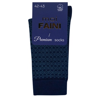 Moi Faini Mesh Men's Blue Socks Size 42-43 - buy, prices for - photo 2