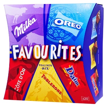 Цукерки Milka Favourites 159г