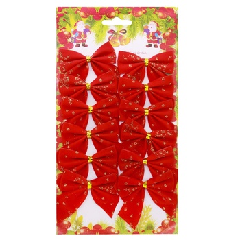 Red Bow Set 12pcs - buy, prices for COSMOS - photo 1