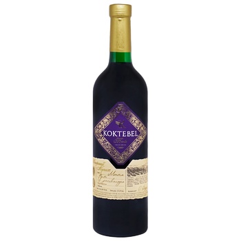 Koktebel Monte Rouge Red Ordinary Semi-sweet Wine 13% 0.75l - buy, prices for Za Raz - photo 1