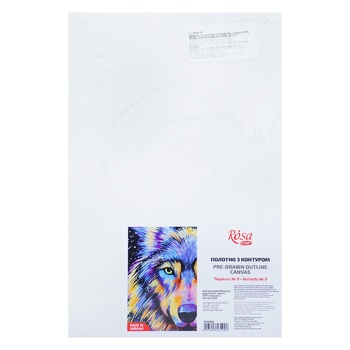 Rosa Start Animals No.9 Canvas with Contour 20*30cm - buy, prices for Auchan - photo 1