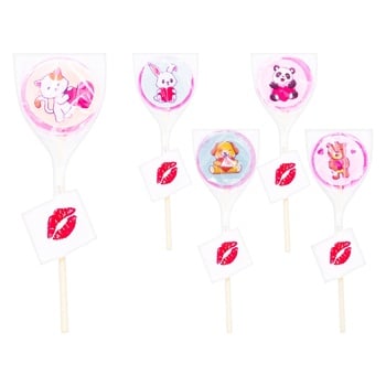 Pampuli Animals with Heart Lollipop 17g - buy, prices for - photo 1