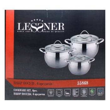 Lessner Cookware 6pcs Set 55868 - buy, prices for METRO - photo 3