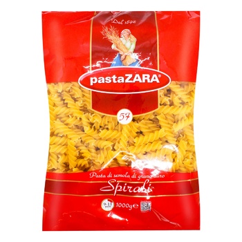 Макаронные изделия Pasta Zara Спирали 1кг - купить, цены на METRO - фото 1