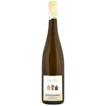 Вино Henri Weber Gewurztraminer біле напівсухе 12% 0,75л