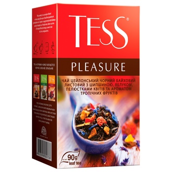 Tess Pleasure Black Leaf Tea 90g - buy, prices for Chudo Market - photo 2