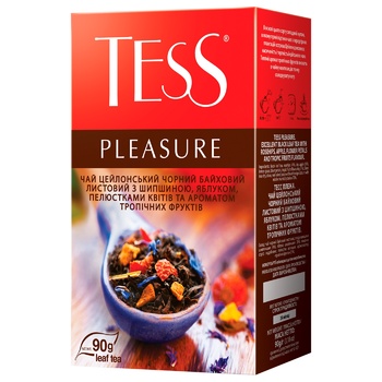 Tess Pleasure Black Tea 90g - buy, prices for METRO - photo 1