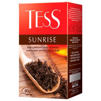 Tess Sunrise Black Tea 90г - buy, prices for NOVUS - photo 1