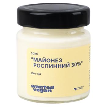 Соус растительный Wanted Vegan Майонез 30% 180г - купить, цены на КОСМОС - фото 1